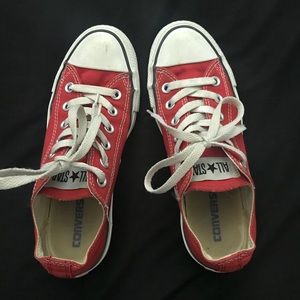 Red allstar converse